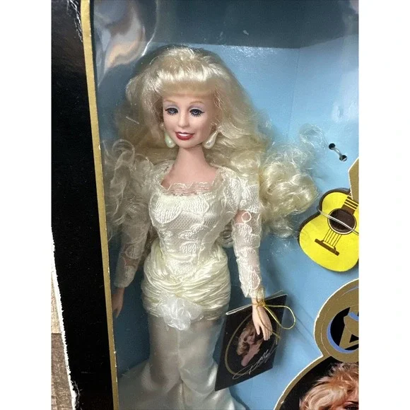 Vintage In Box 1996 Dolly Parton Doll WD Goldberger Limited Ed. Full White dress - Picture 2 of 7